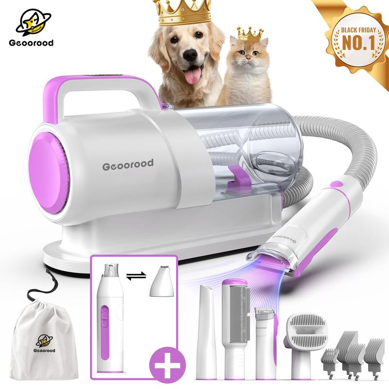 Geoorood All-In-One Dog & Cat Grooming Vacuum Kit