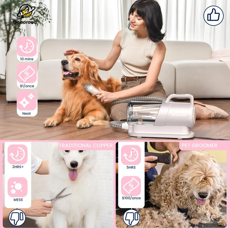 Geoorood All-In-One Dog & Cat Grooming Vacuum Kit