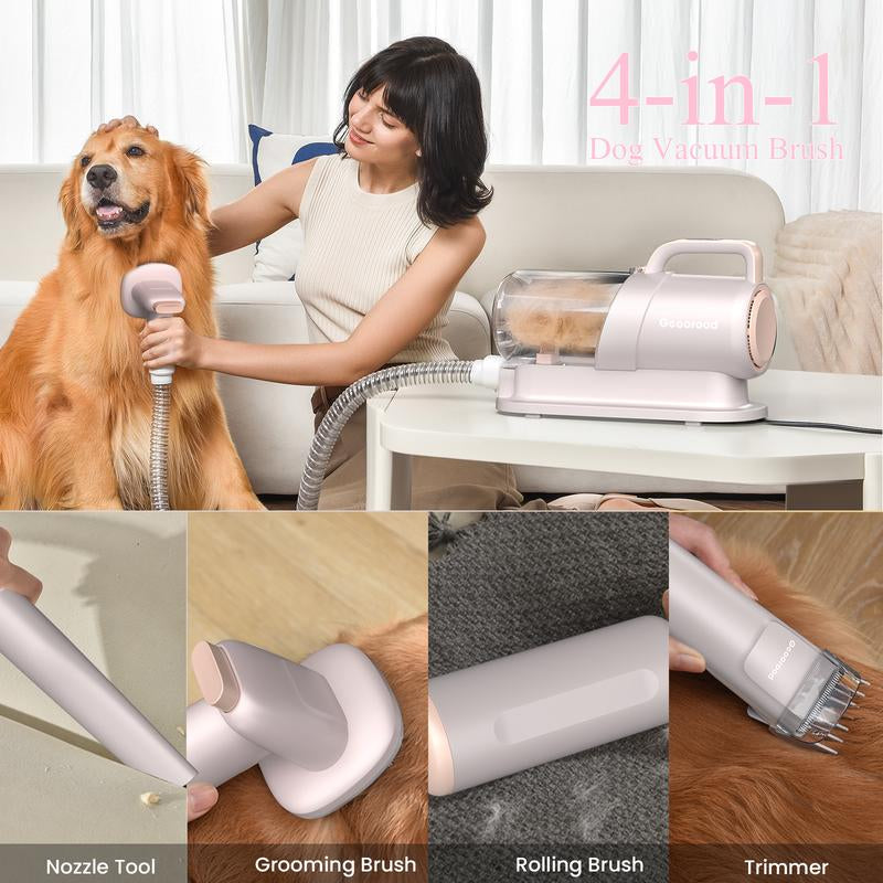 Geoorood All-In-One Dog & Cat Grooming Vacuum Kit