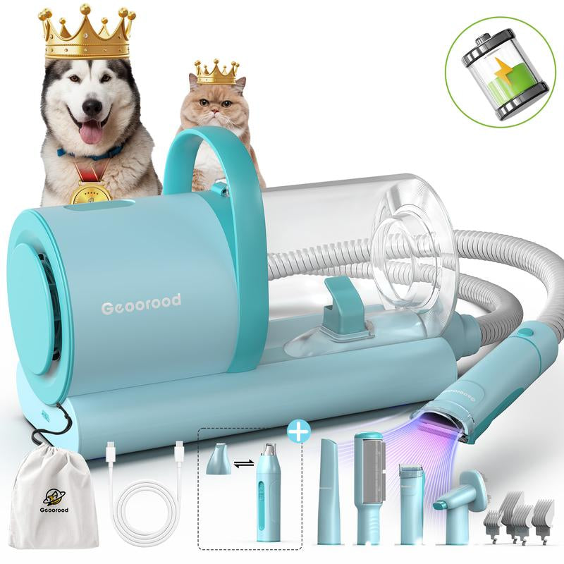 Geoorood All-In-One Dog & Cat Grooming Vacuum Kit