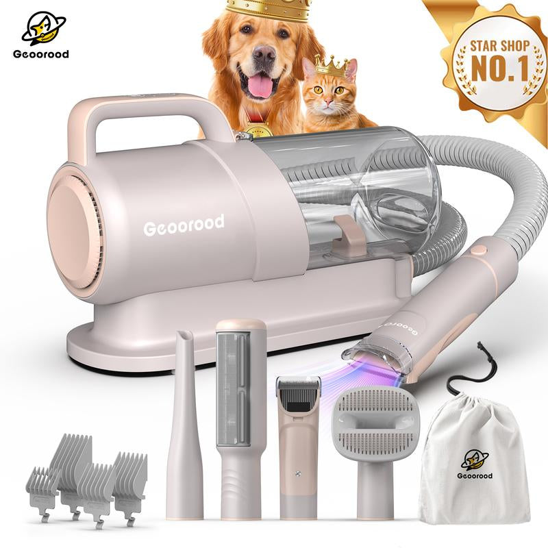 Geoorood All-In-One Dog & Cat Grooming Vacuum Kit